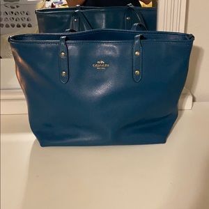 Blue Coach Purse